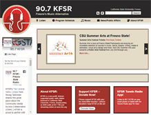 Tablet Screenshot of kfsr.org